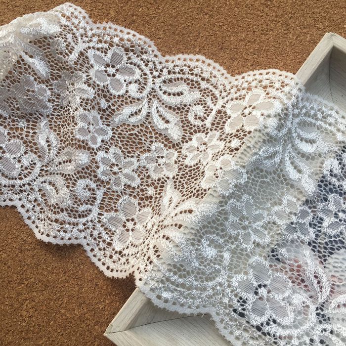 Stretch Color Lace Trim Width 14 cm CL0045-Lace Fabric Shop