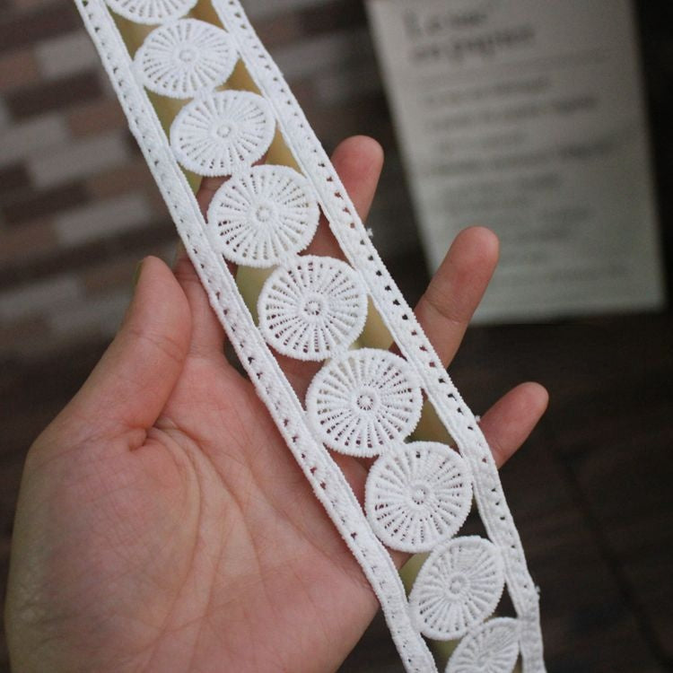 Geometric Lace Trim Material Width 4-7 cm LT0347-Lace Fabric Shop
