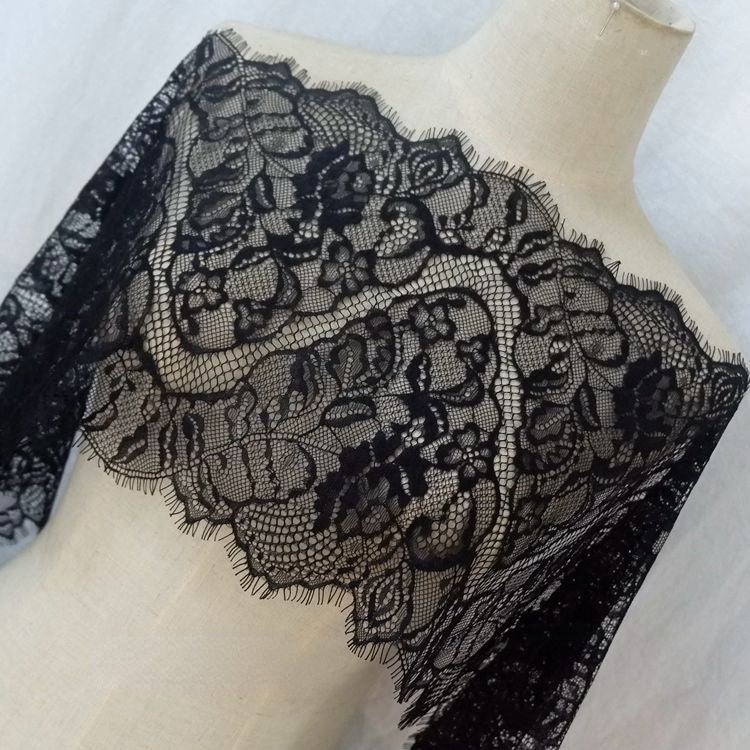 Cloth Lace Material Width 22-36 cm LT0247-Lace Fabric Shop