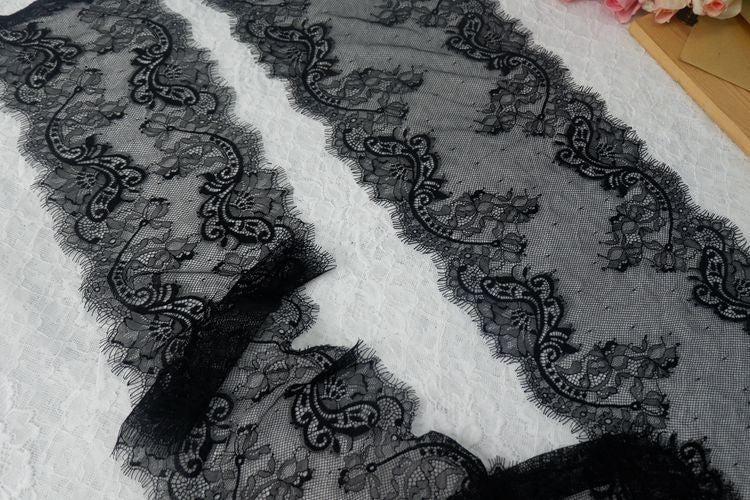 French Lace Trim Width 18-22 cm LT0030-Lace Fabric Shop