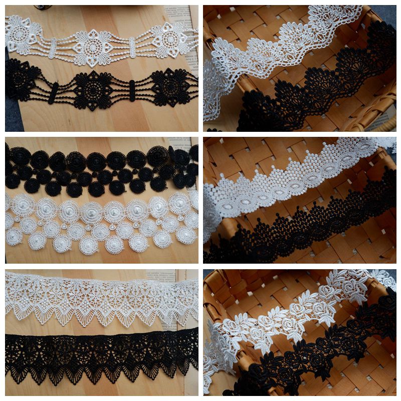 Guipure Lace Trims Width 4-6 cm LT0118-Lace Fabric Shop