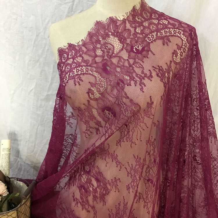 Chantilly Color Lace Width 150 cm CL0012-Lace Fabric Shop