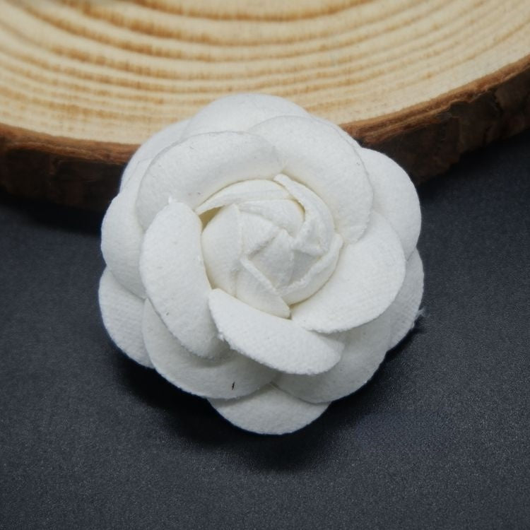 3D Camellia Hat Bag Sweater Brooch BTA0015-Lace Fabric Shop