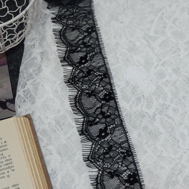 Chantilly Lace Trim Width 4-14 cm LT0060-Lace Fabric Shop