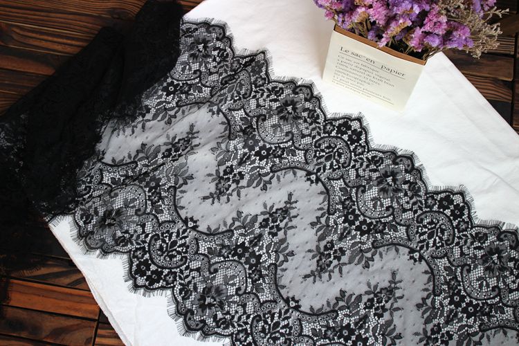 Chantilly Color Lace Width 43-45 cm CL0016-Lace Fabric Shop