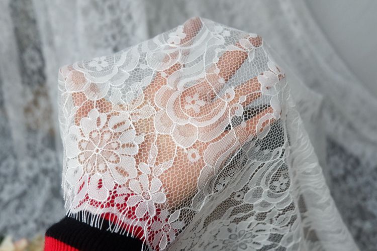 Chantilly Lace Fabric Width 150 cm CHL0068-Lace Fabric Shop