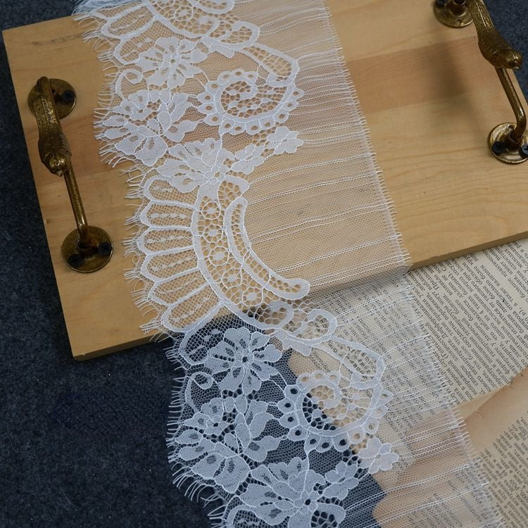 DIY Veil Lace Trim Fabric Width 16 cm LT0293-Lace Fabric Shop