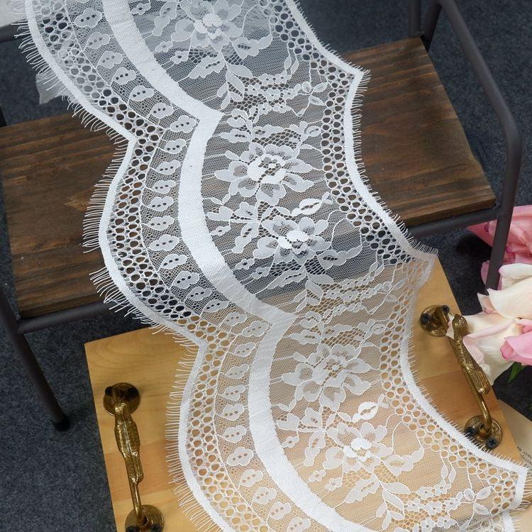 French Chantilly Lace Trim Width 20 cm LT0279-Lace Fabric Shop