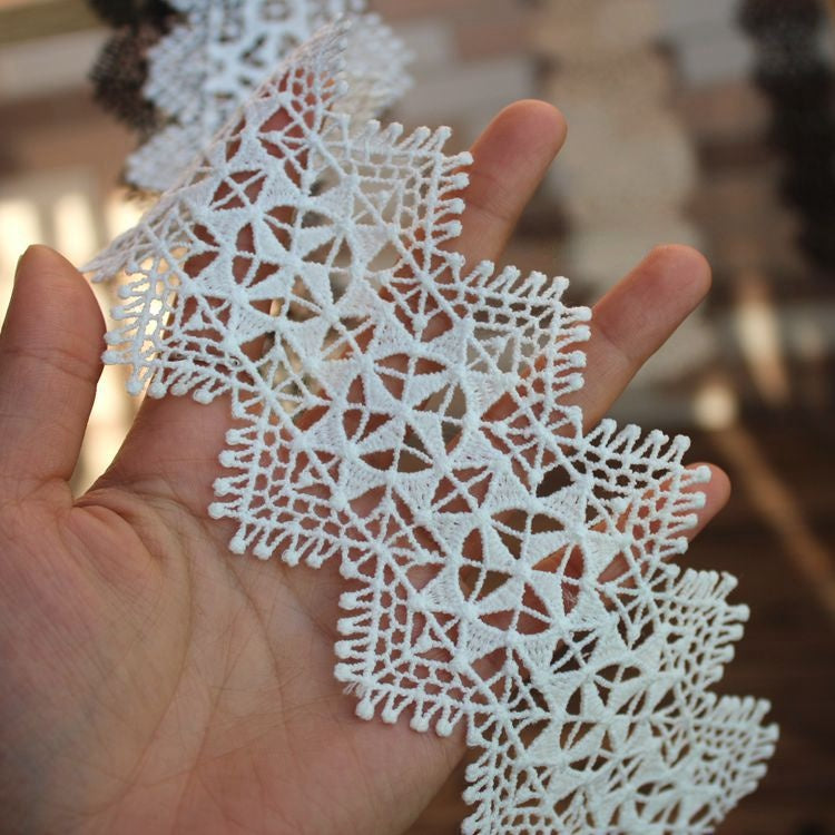 Geometric Lace Trim Fabric Width 5-7 cm LT0341-Lace Fabric Shop