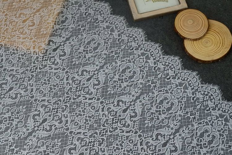 Chantilly Lace Skirt Fabric Width 67 cm CHL0099-Lace Fabric Shop