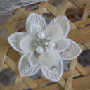 5#White 5.3x5cm 1 Flower