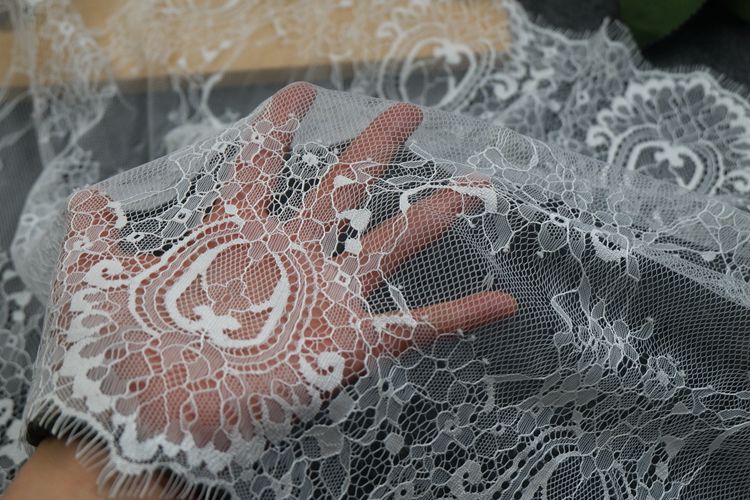 Wide Lace Material Trims Width 41-46 cm LT0302-Lace Fabric Shop