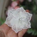 9#White 8x7cm 1 Flower