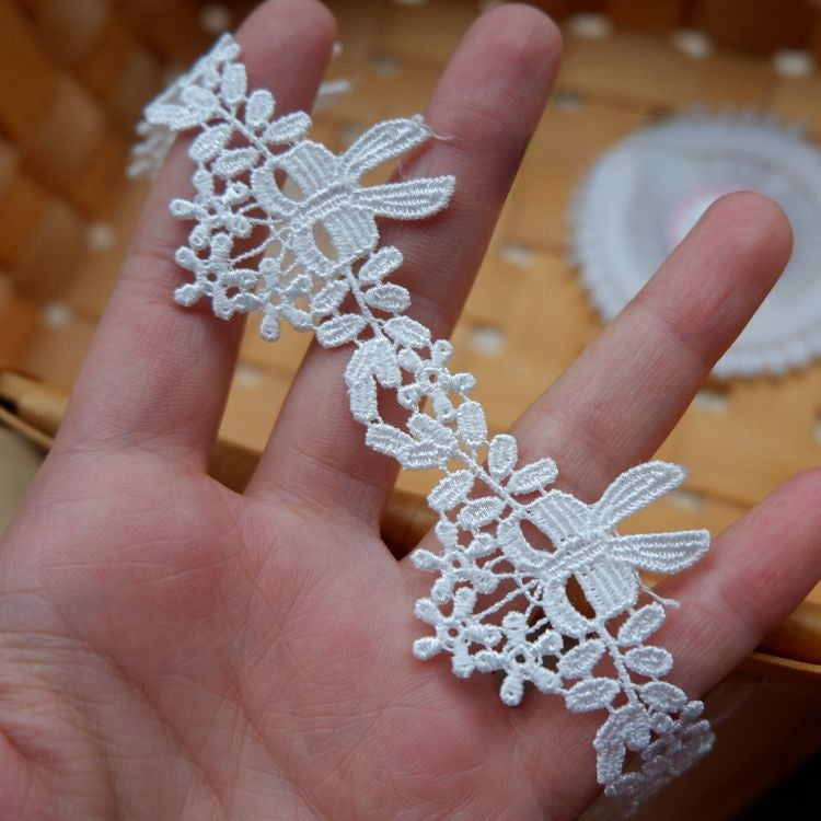 Wedding Materials Narrow Lace Trim LT0227-Lace Fabric Shop