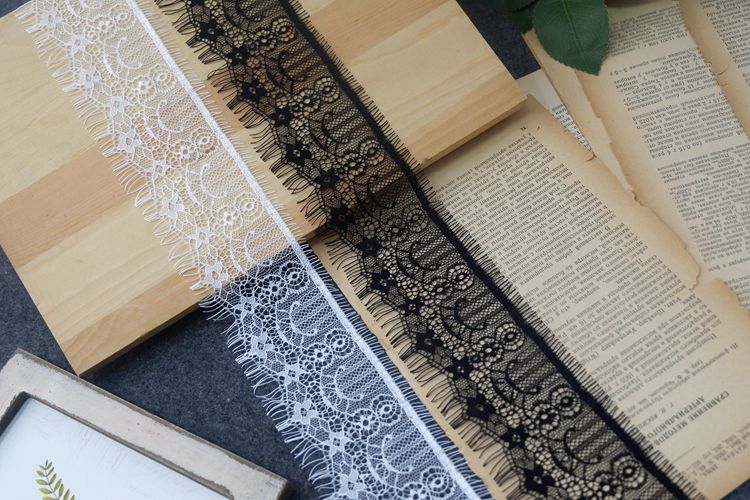 Chantilly Lace Trim Width 7-15 cm LT0041-Lace Fabric Shop