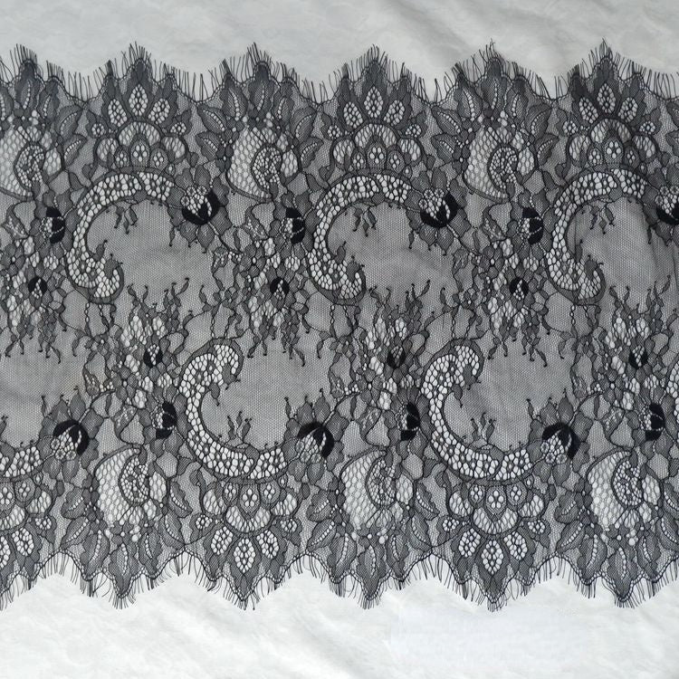 Chantilly Lace Trim Width 45 cm LT0053-Lace Fabric Shop