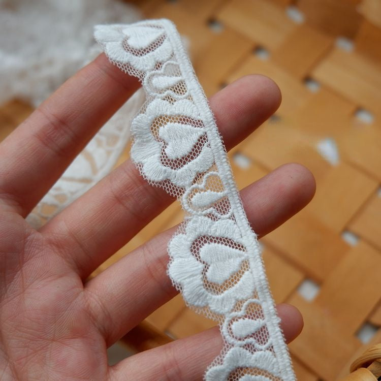 Wedding Lace Tulle Trim Width 2-6 cm TF0075-Lace Fabric Shop