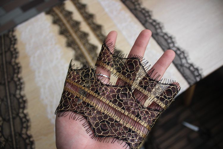 Eyelash Chantilly Lace Trims Width 3-9 cm LT0327-Lace Fabric Shop