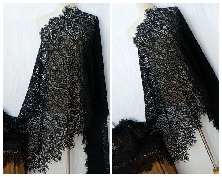 3D Eyelash Lace Fabric Width 62 cm GL0069-Lace Fabric Shop