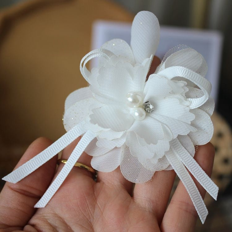 3D Lace Floral Trim Single Flower BT0005-Lace Fabric Shop