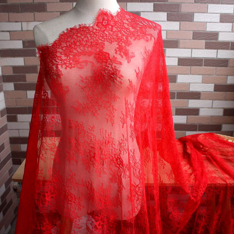 Chantilly Color Lace Width 62-150 cm CL0010-Lace Fabric Shop