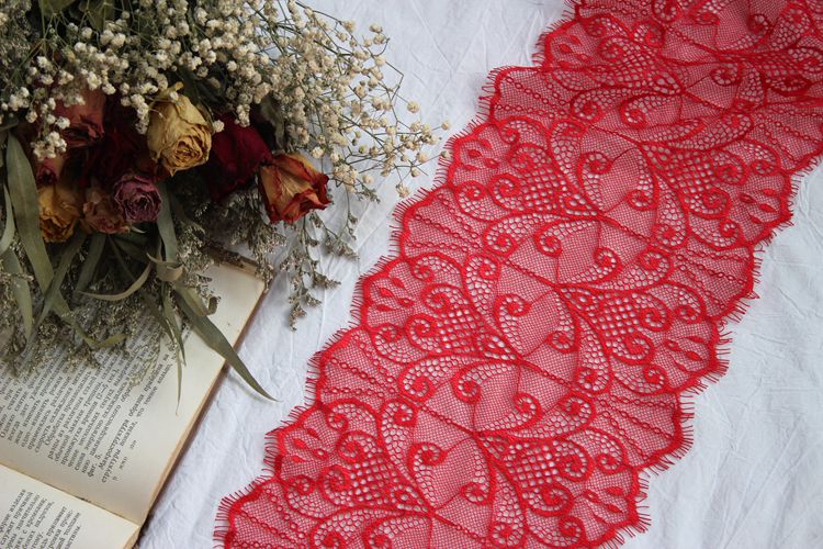 Tulle Color Lace Width 18-20 cm CL0002-Lace Fabric Shop