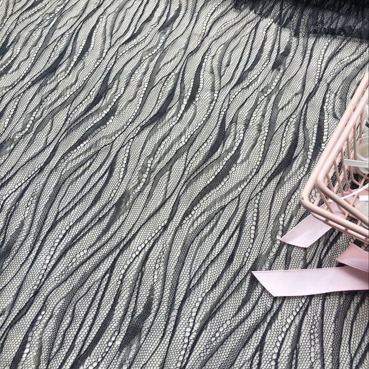 Wave Tulle Fabrics Width 150cm TF0049-Lace Fabric Shop