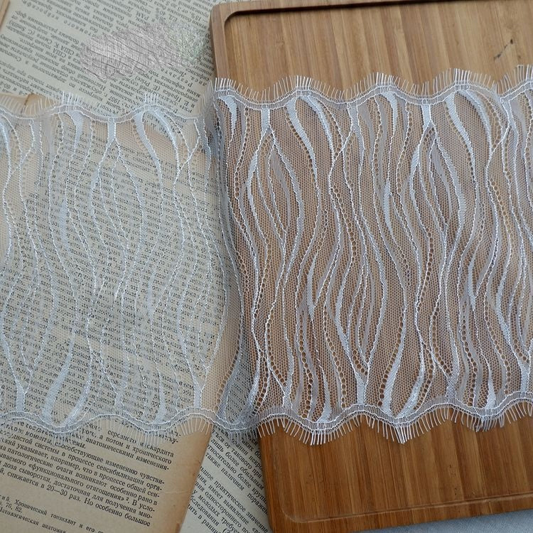 French Lace Trim Fabric Width 19 cm LT0210-Lace Fabric Shop