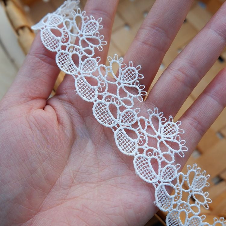 Guipure Lace Trims Width 2-4 cm LT0176-Lace Fabric Shop