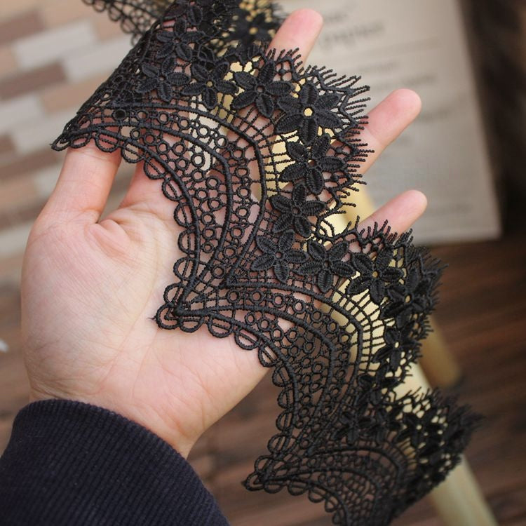 Hollow Rose Wave Lace Trim Width 8 cm LT0345-Lace Fabric Shop