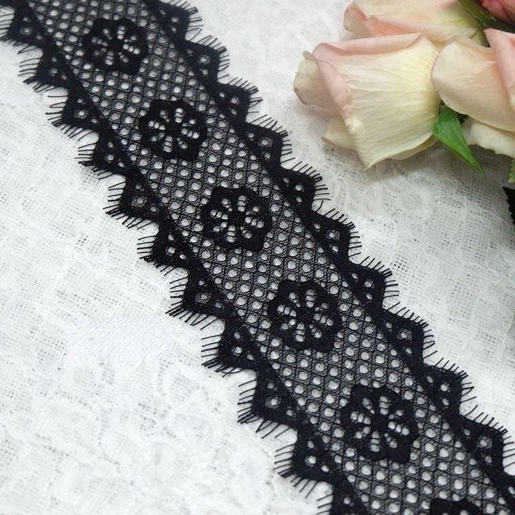 Chantilly Lace Trimmings Width 6-9 cm LT0309-Lace Fabric Shop