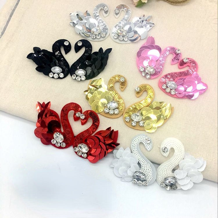 Sequins Beaded Accessories Patch BA0010-Lace Fabric Shop