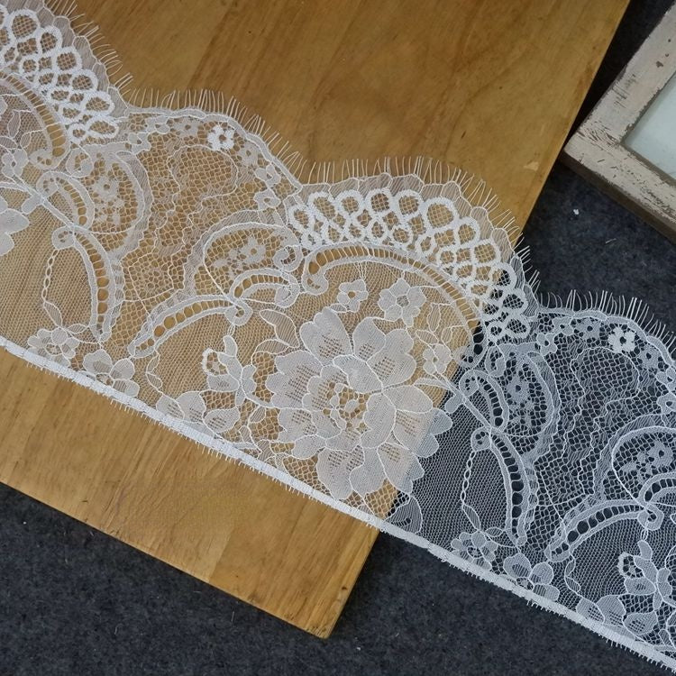 Lace Trims Width 16-38 cm LT0106-Lace Fabric Shop