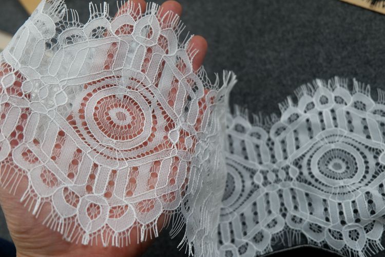 French Lace Trim Width 14 cm LT0079-Lace Fabric Shop