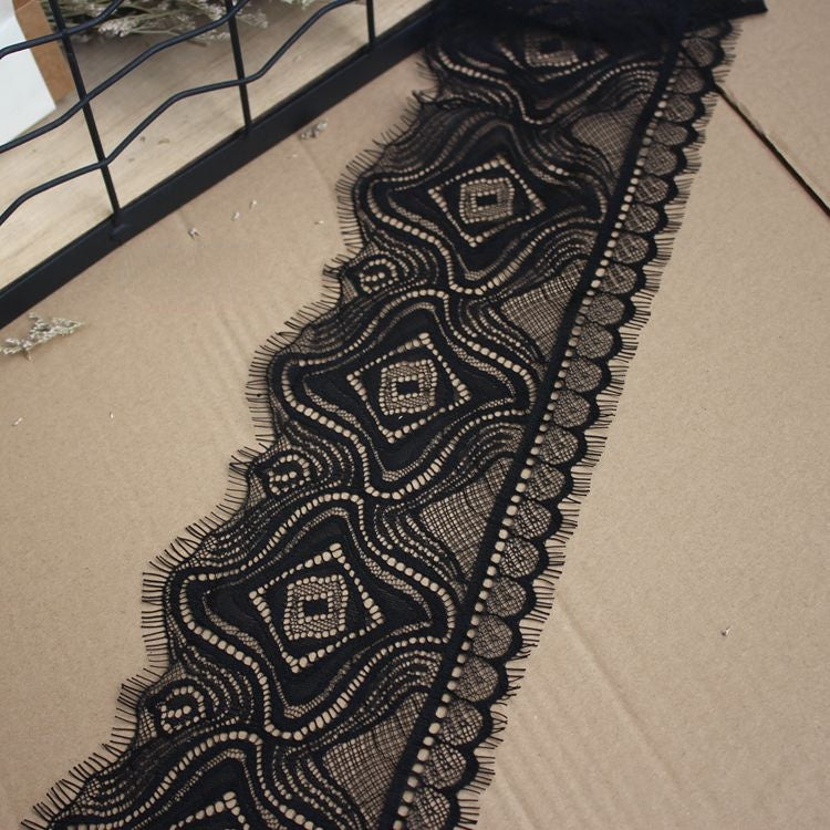 Hollow Chantilly Lace Trims Width 6-17 cm LT0321-Lace Fabric Shop
