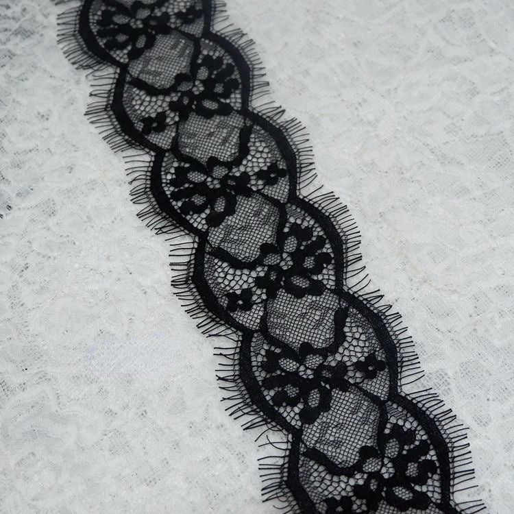 Eyelash Lace Trim Width 4-8 cm LT0009-Lace Fabric Shop