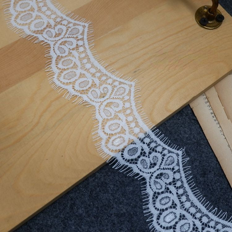 Eyelash Lace Trim Width 5-8 cm LT0066-Lace Fabric Shop