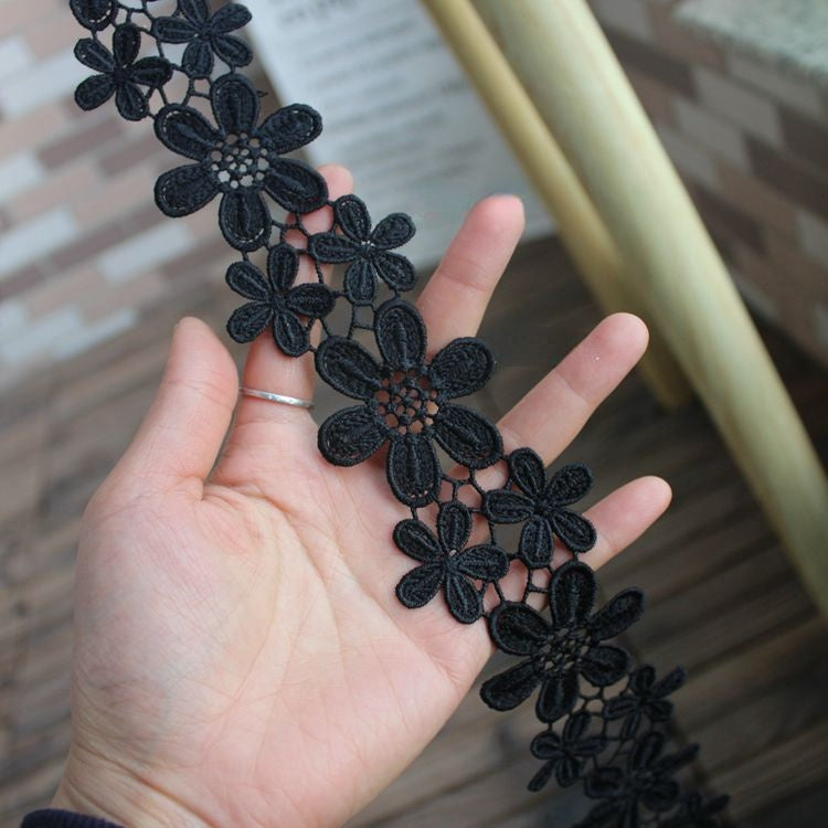 Hollow Floral Sewing Lace Trim Width 5 cm LT0349-Lace Fabric Shop