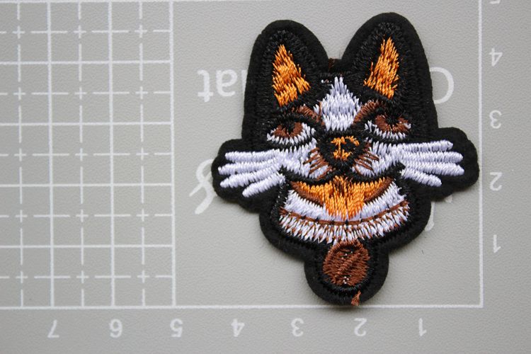 Embroidery Dog Cloth Sticker Accessories EA0020-Lace Fabric Shop