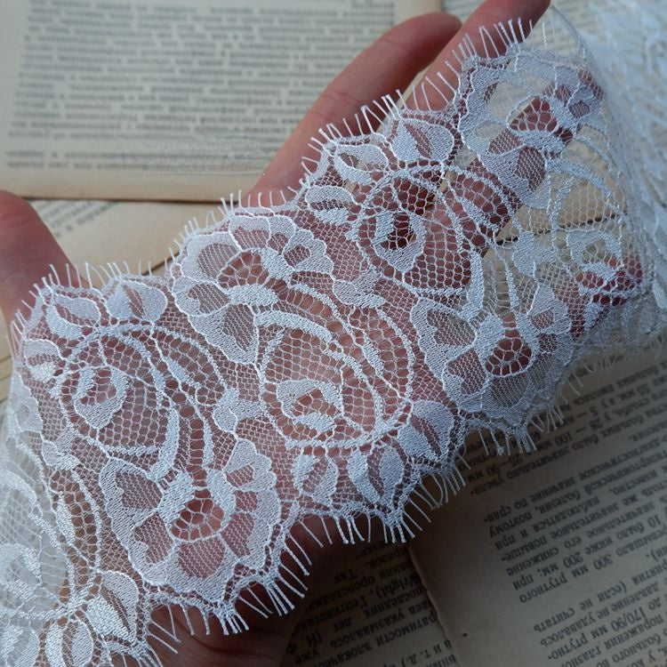 Eyelash Lace Trim Fabric Width 9 cm LT0206-Lace Fabric Shop