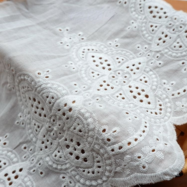 Embroidery Eyelet Lace Width 27-34 cm EF0031