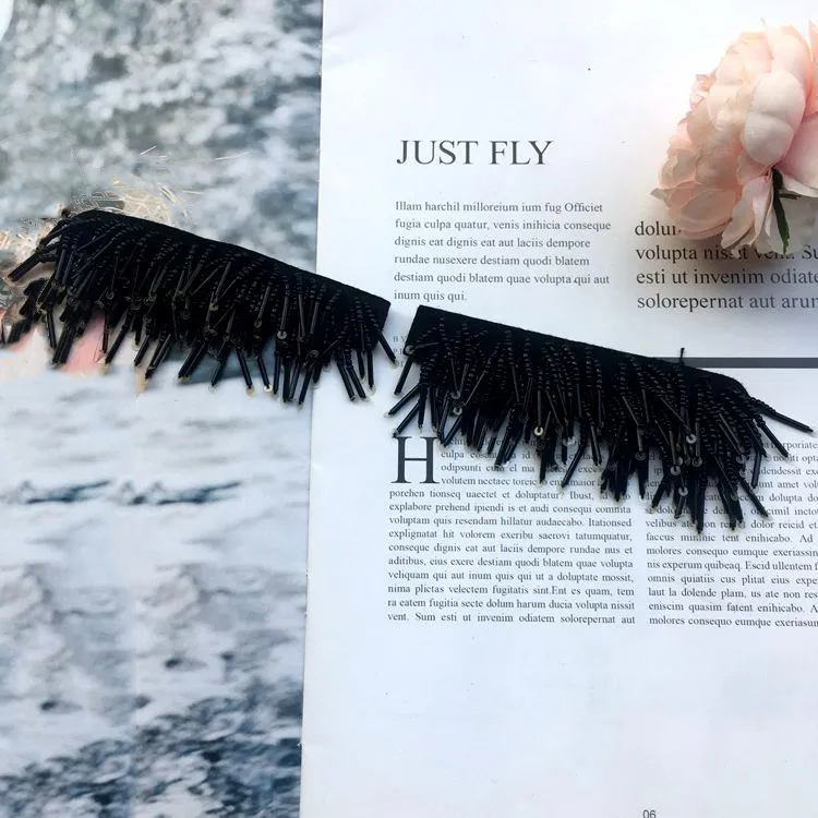 Clothing Shoulder Beaded Trims BT0052-Lace Fabric Shop