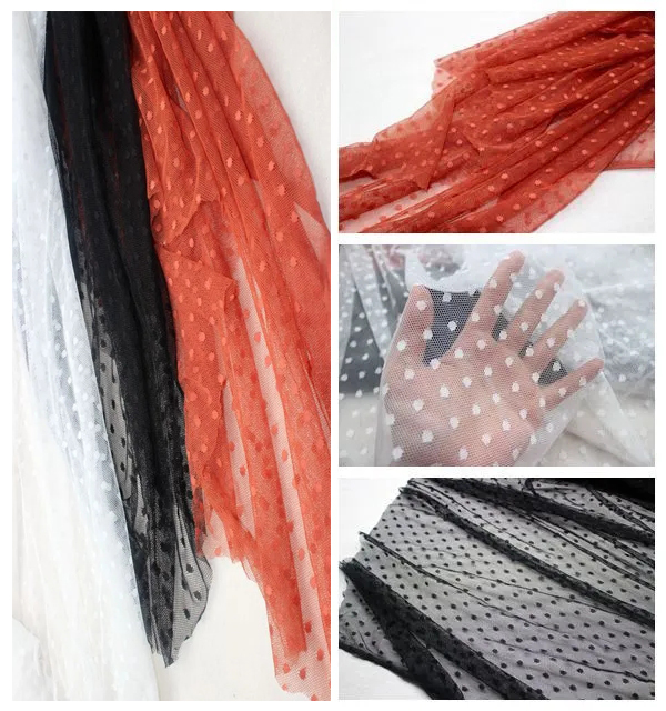 Color Stretch Tulle Width 150cm TF0046-Lace Fabric Shop