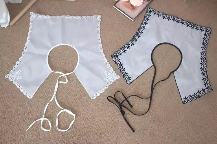 Embroidery Organza Laces DIY Collar EF0066-Lace Fabric Shop