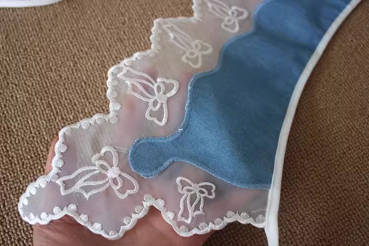 Embroidery Organza Lace Collar Fabric EF0033-Lace Fabric Shop