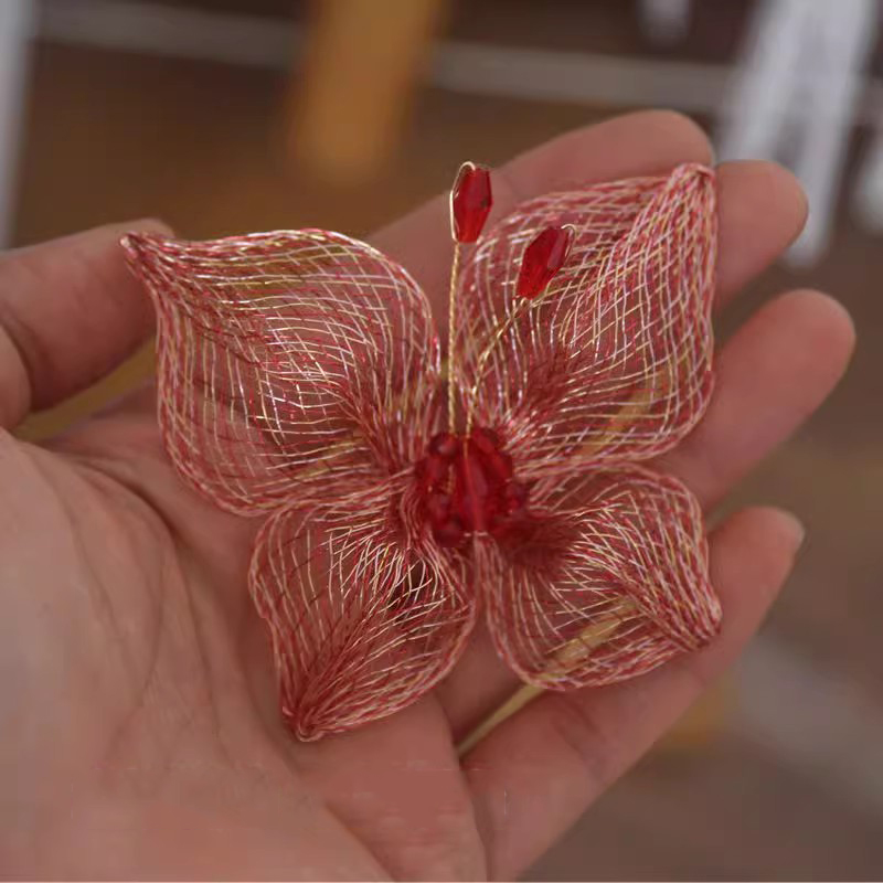 3D Beaded Floral Cloth Decoration BT0017-Lace Fabric Shop