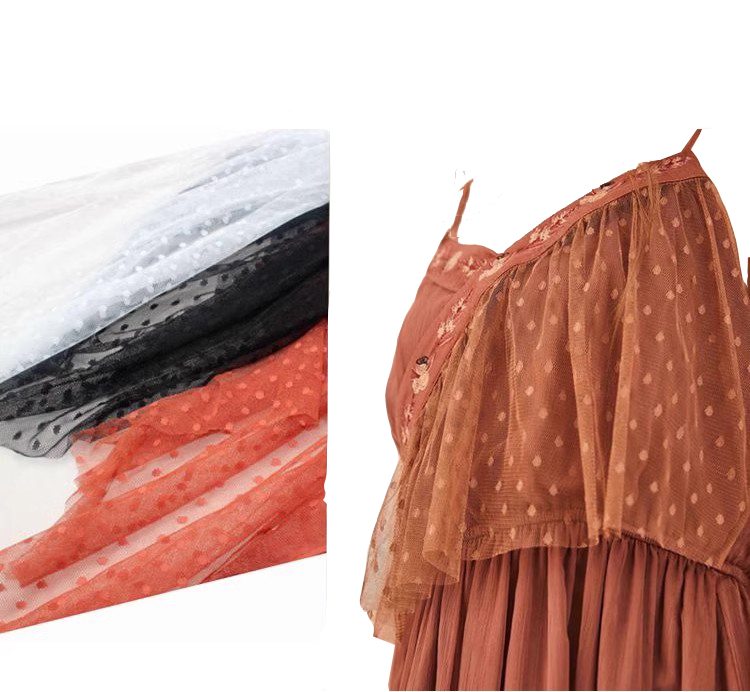 Color Stretch Tulle Width 150cm TF0046-Lace Fabric Shop