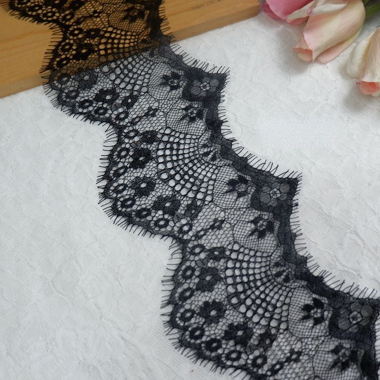Hollow Chantilly Lace Trims Width 6-10 cm LT0288-Lace Fabric Shop