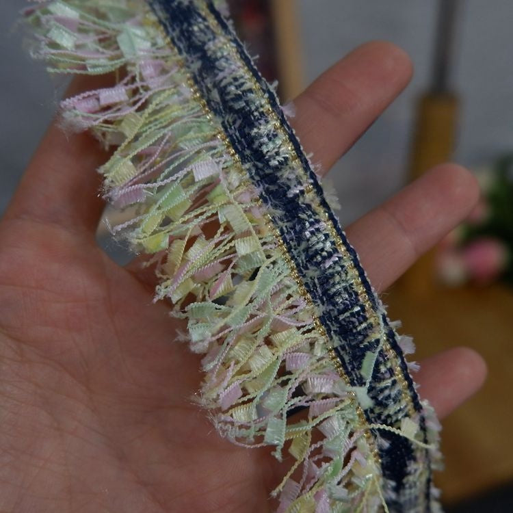 Colorful Fringe Lace Trim Width 3.5 cm CL0061-Lace Fabric Shop