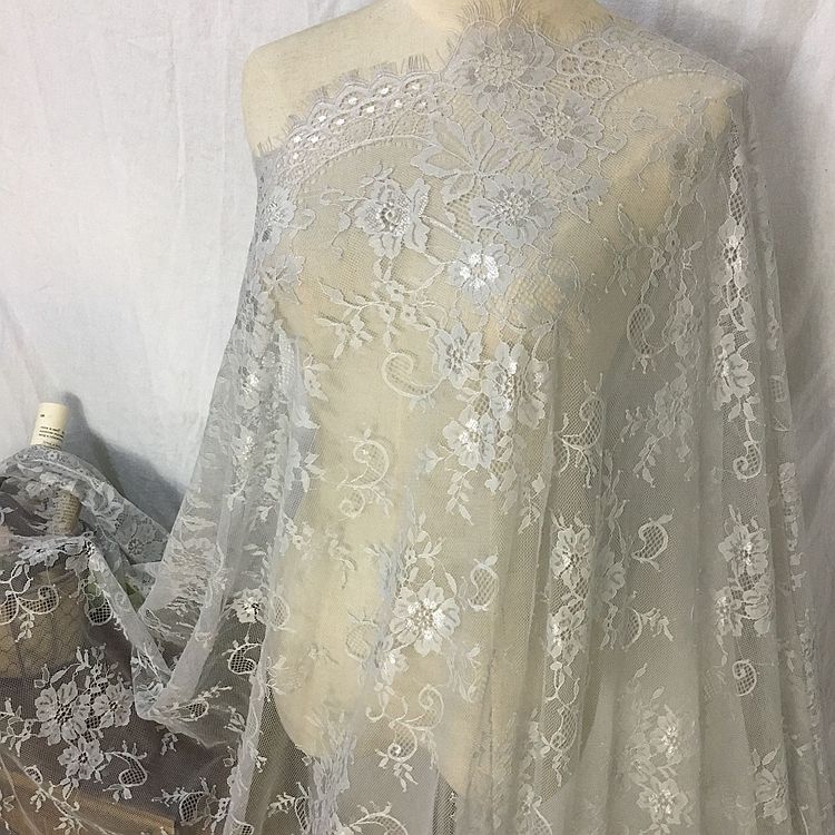 Chantilly Color Lace Width 150 cm CL0057-Lace Fabric Shop